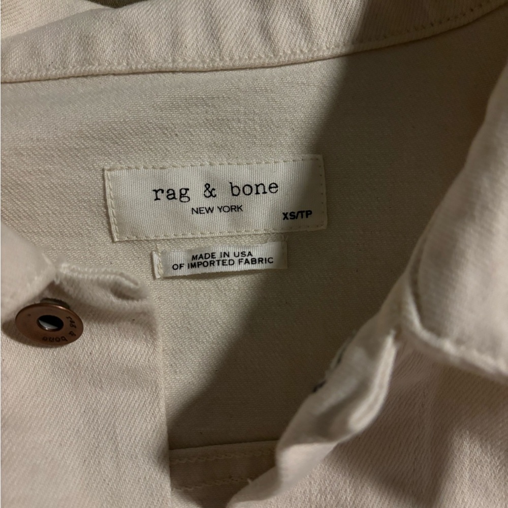 White Jean Jacket - Picture 3 of 4